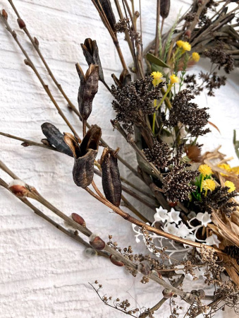 Венок пасхальный "Полевой"